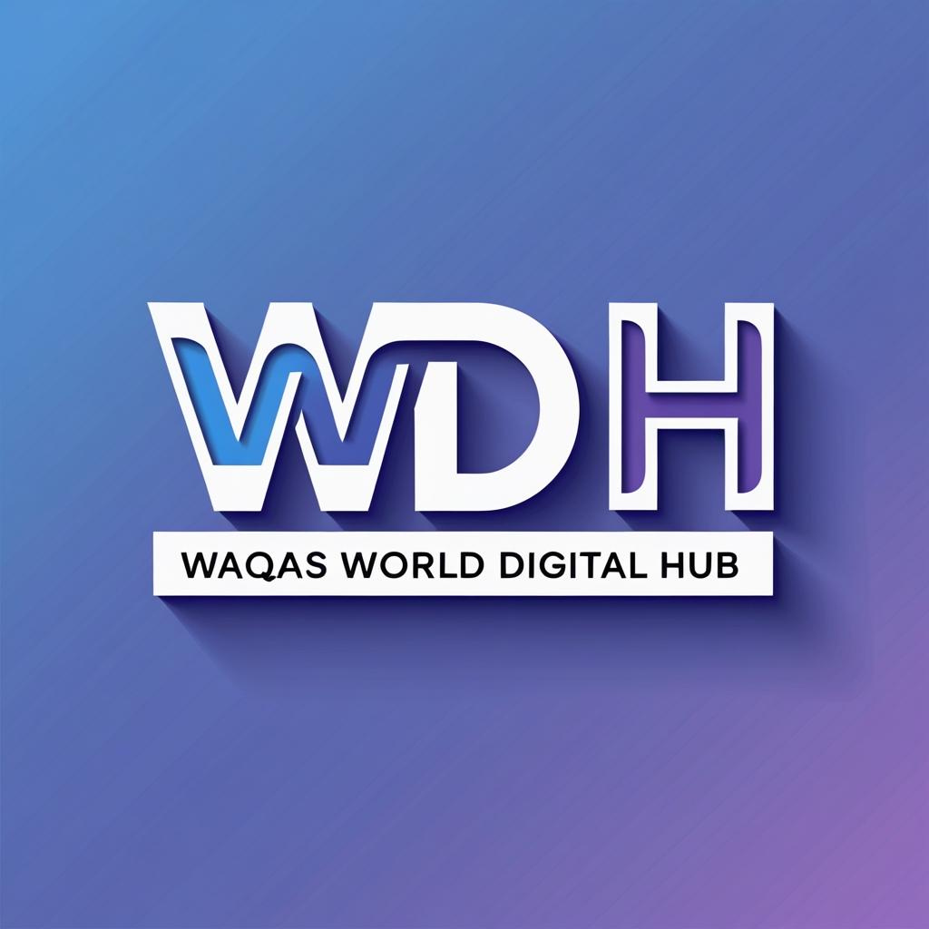 Waqas World Digital Hub Logo